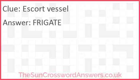 escort crossword clue